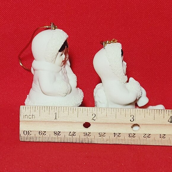 Arctic Kids Of Alaska Snow Babies Christmas Ornaments Set of 2 - Picture 11 of 11